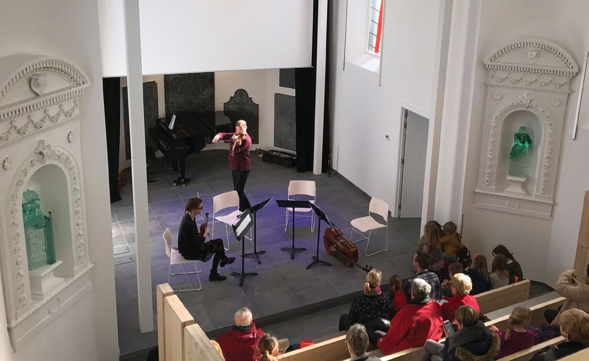 Concert dans la chapelle Saint-Pierre restaurée et transformée