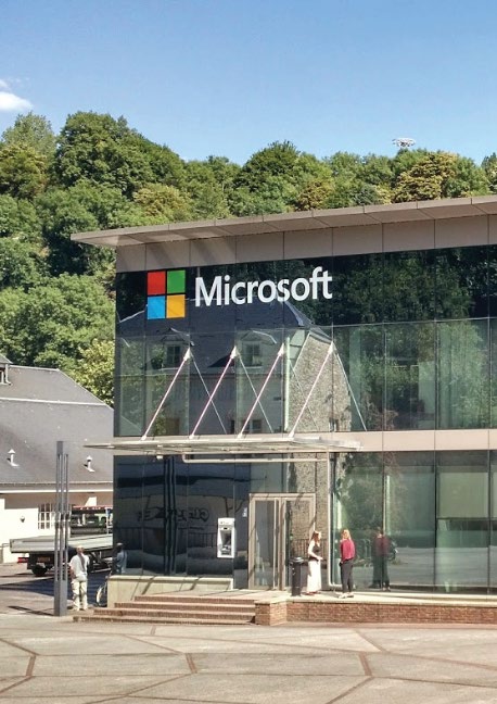 Bureaux Microsoft Benelux à Clausen au Luxembourg